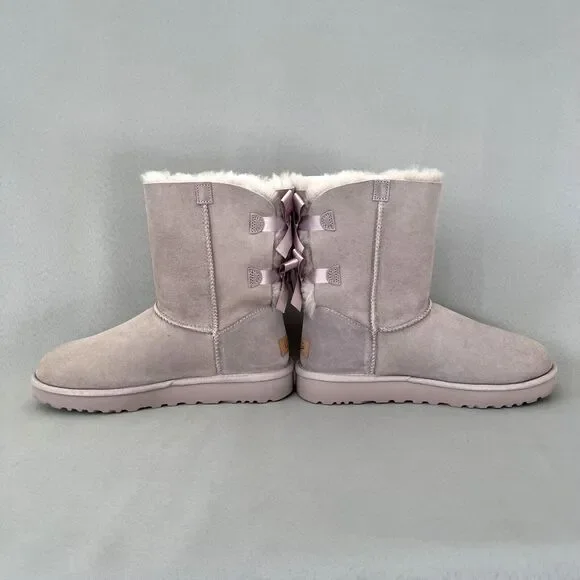 SORRY ITEM SOLD!!! Bailey Bow Purple Shearling Suede Wool Coquette Festival - Picture 9 of 16